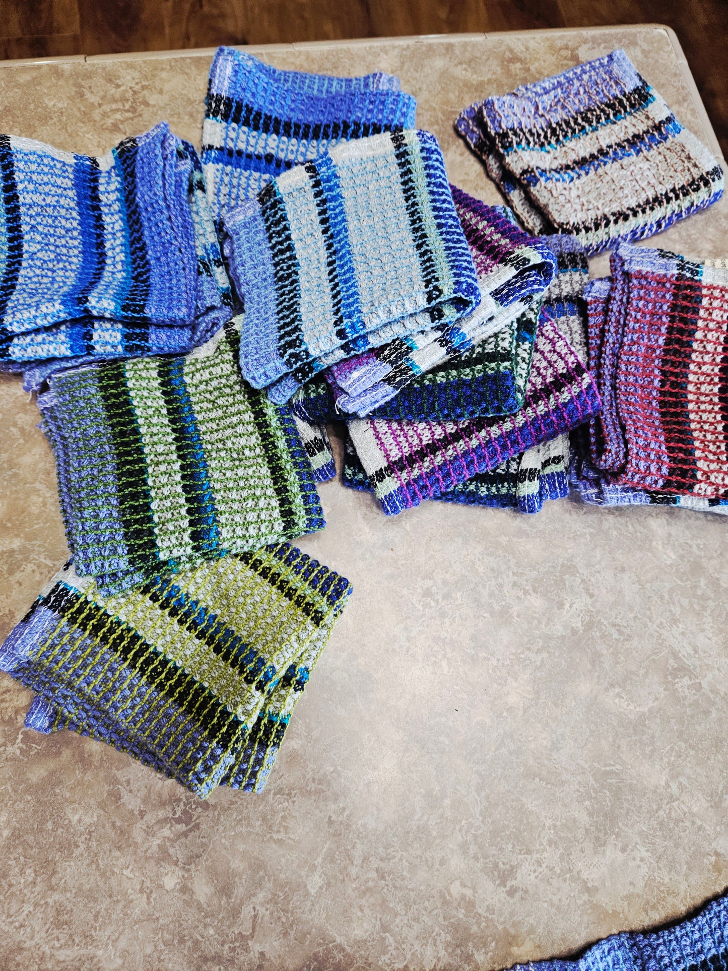 Cotton dish cloths