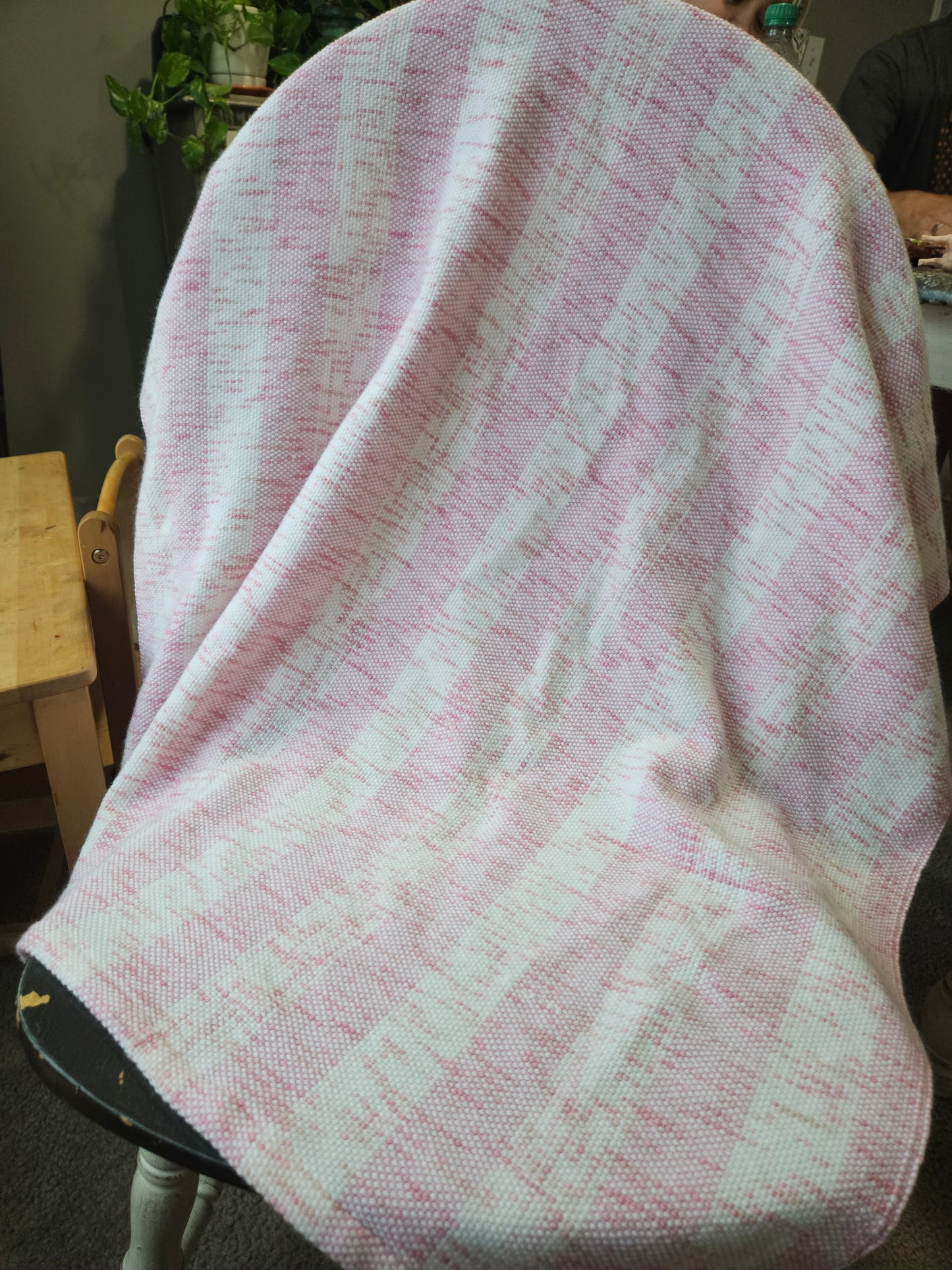 Pink baby blanket
