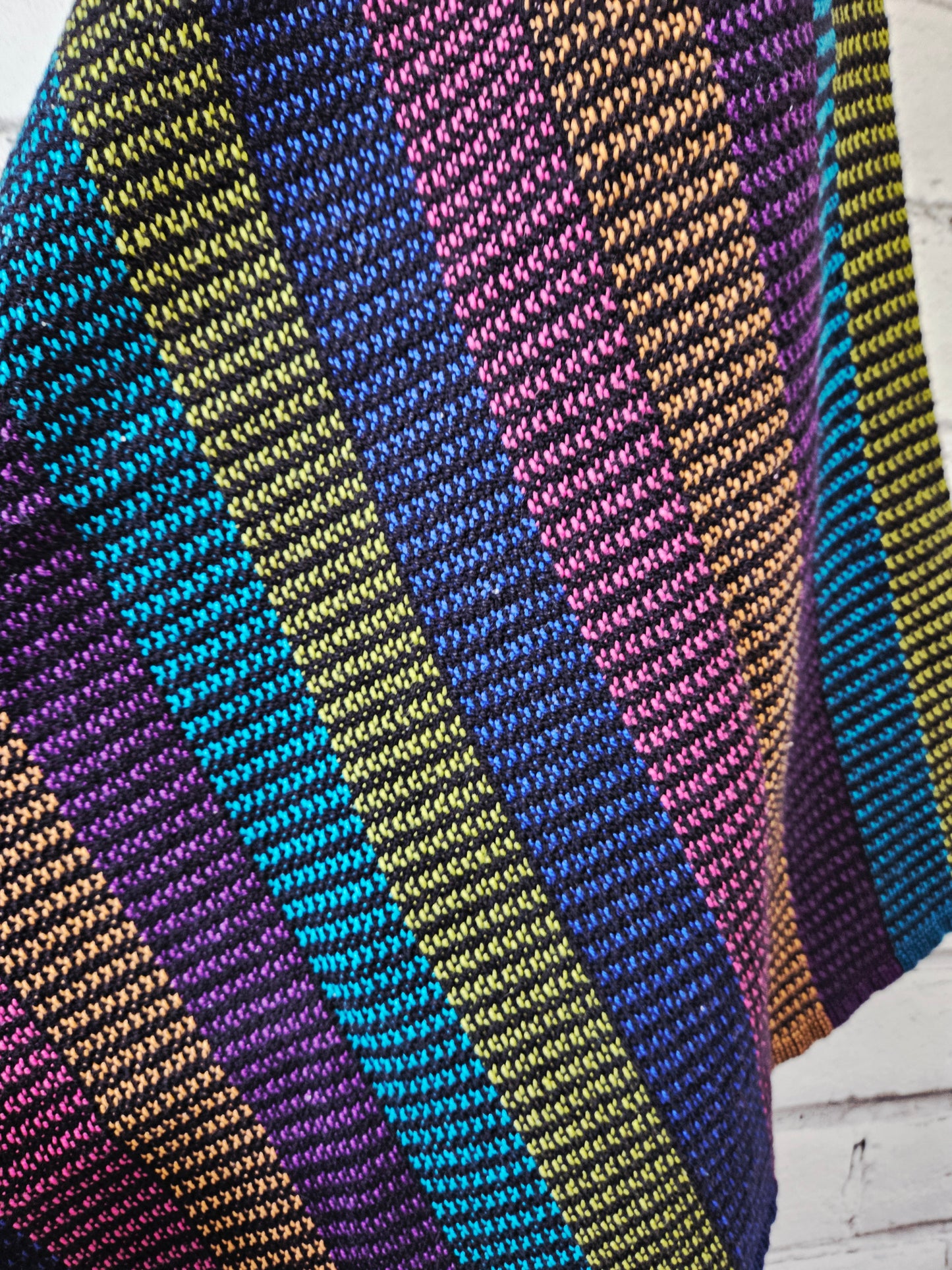 Black neon towels