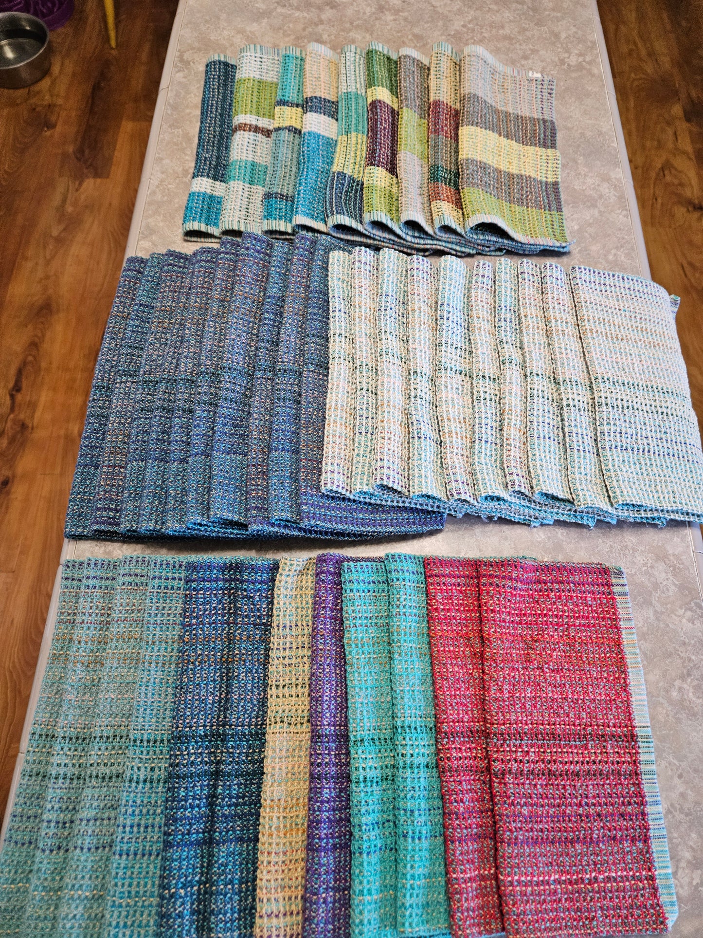 Cotton dish cloths